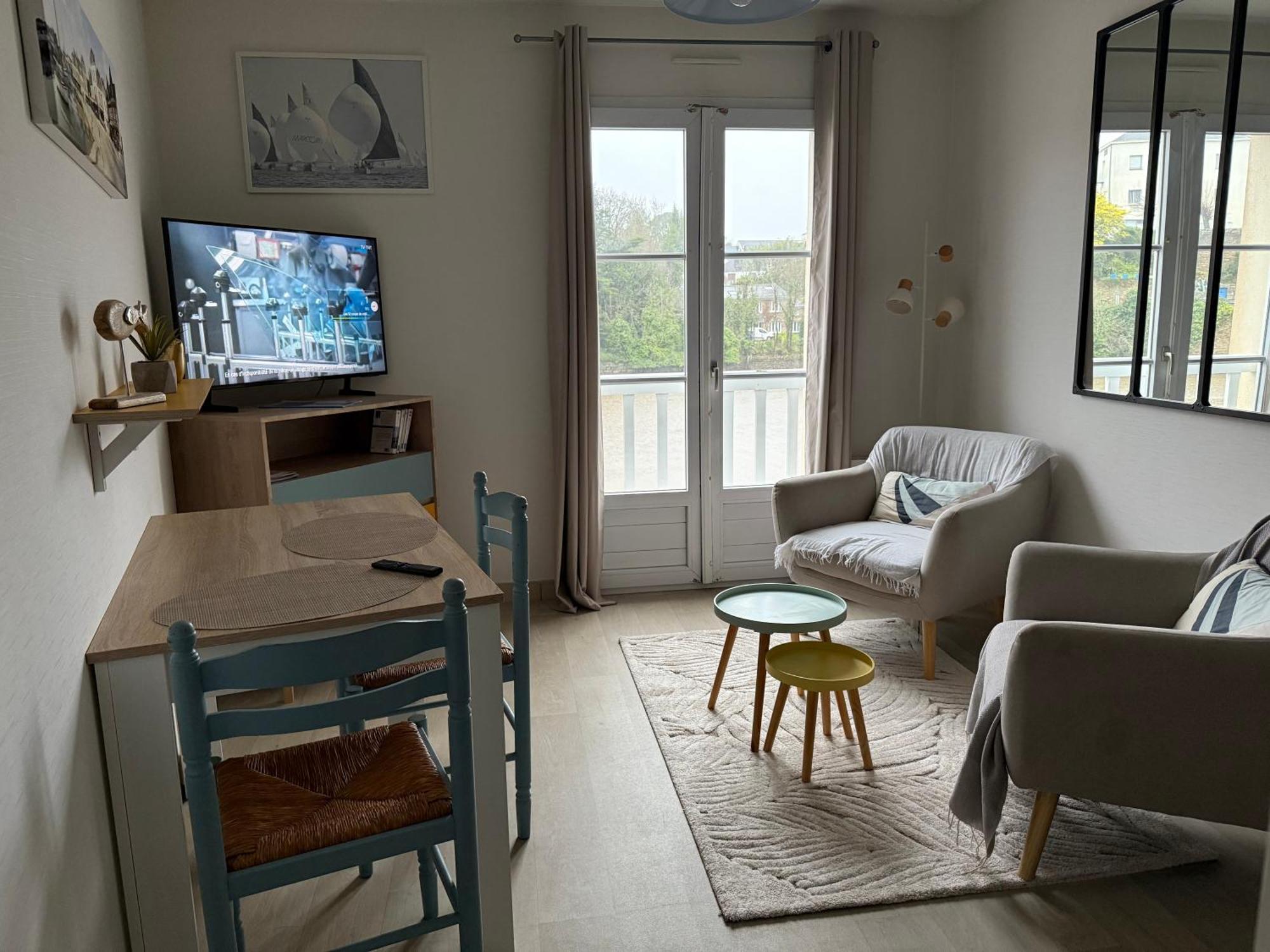 Appartement T2 Vue Sur La Riviere Avec Garage Privatif - Port De Saint-Goustan Auray Exterior foto